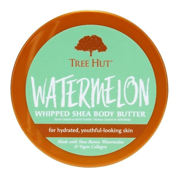 Tree Hut Watermelon Whipped Shea Body Butter Hydrated Youthful Skin 240g 8.4oz - Picture 2 of 4